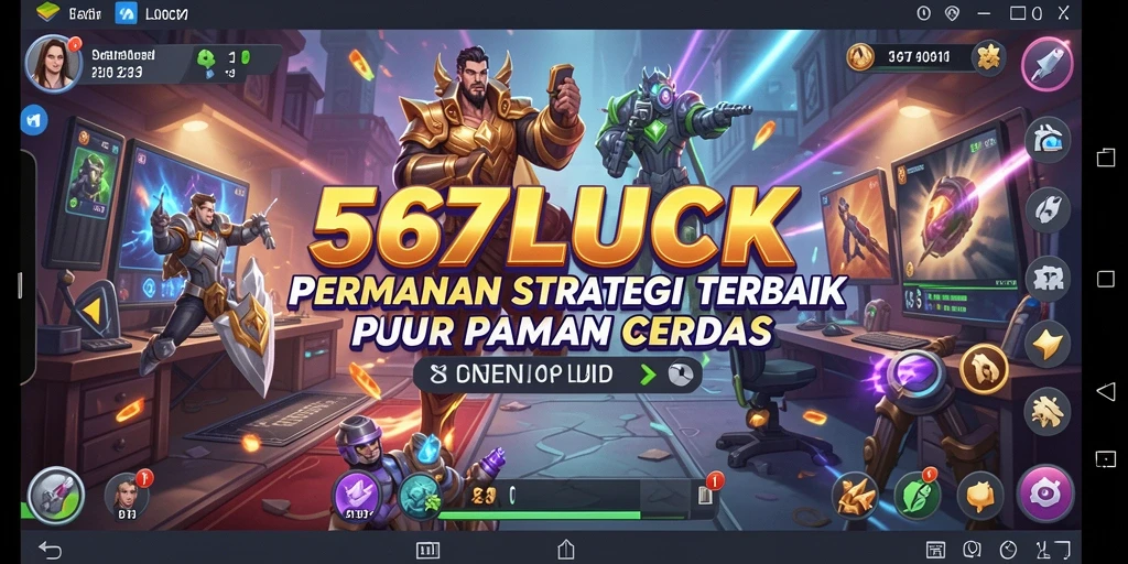 Tampilan gameplay SLG yang menegangkan di 567LUCK.