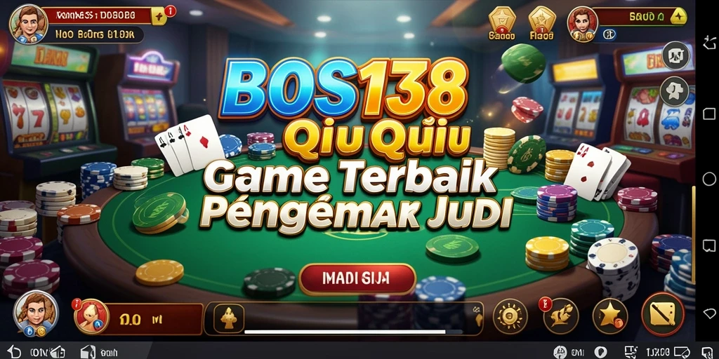 Screenshot utama BOS138 yang menampilkan gameplay QiuQiu.