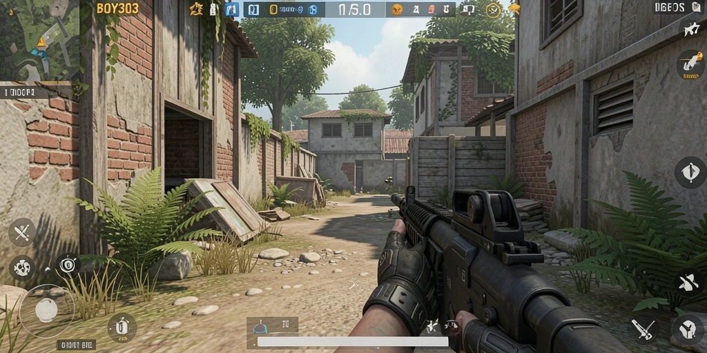 Tampilan gameplay BOY303 dengan aksi tembak-menembak yang mendebarkan.