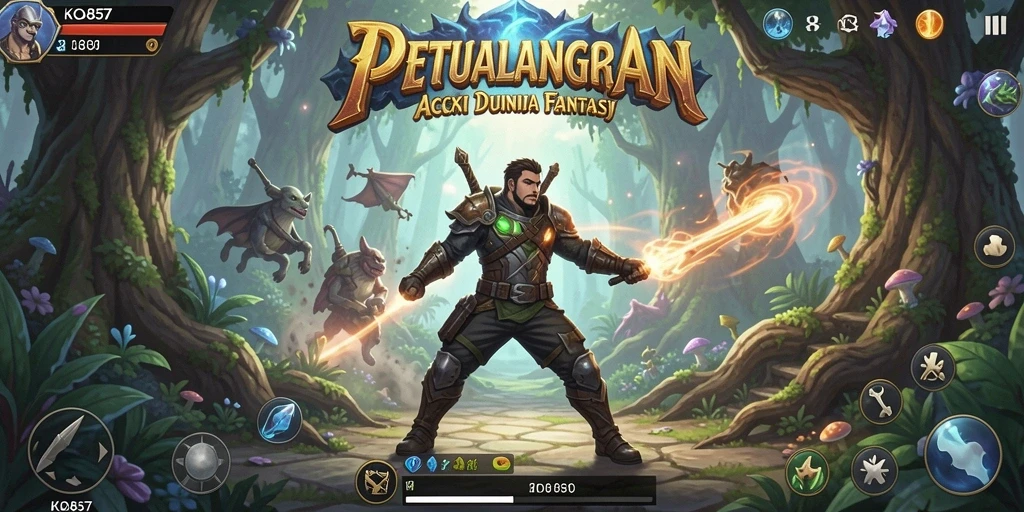Tampilan gameplay KO857 yang mengagumkan dan penuh aksi.
