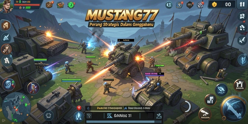 Tangkap aksi seru dalam gameplay MUSTANG77 di arena tempur.